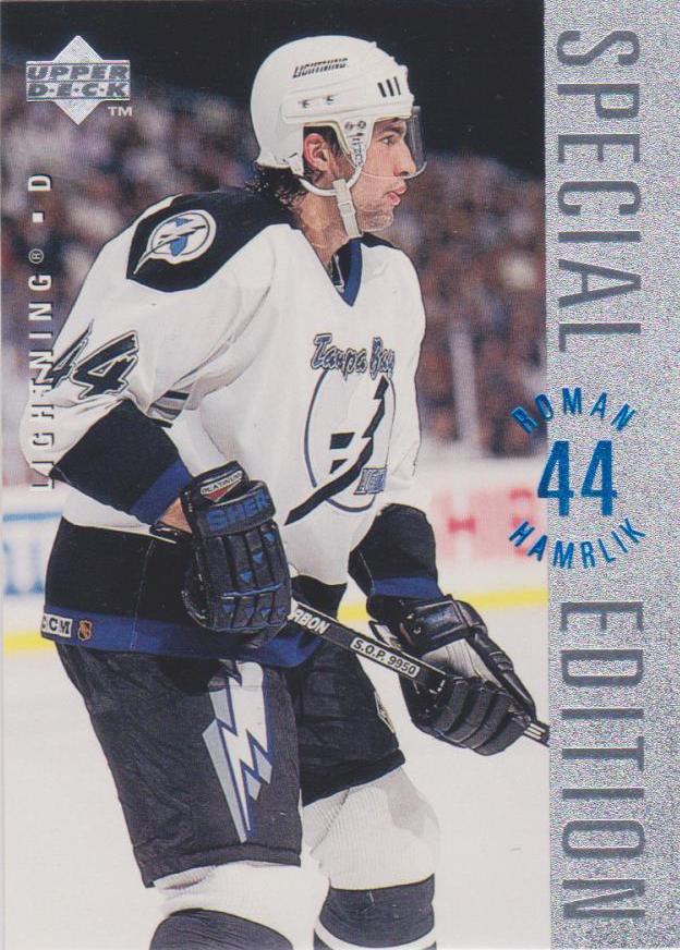 #SE76 Roman Hamrlik - Tampa Bay Lightning - 1995-96 Upper Deck - Special Edition Hockey