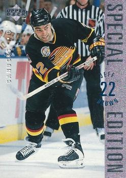 #SE84 Jeff Brown - Vancouver Canucks - 1995-96 Upper Deck - Special Edition Hockey