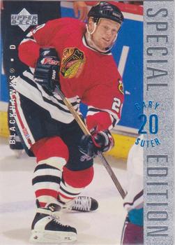 #SE107 Gary Suter - Chicago Blackhawks - 1995-96 Upper Deck - Special Edition Hockey