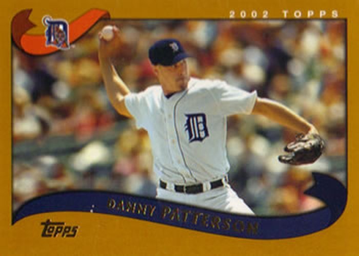 #523 Danny Patterson - Detroit Tigers - 2002 Topps Baseball