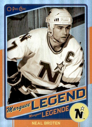#523 Neal Broten - Minnesota North Stars - 2012-13 O-Pee-Chee - Rainbow Hockey