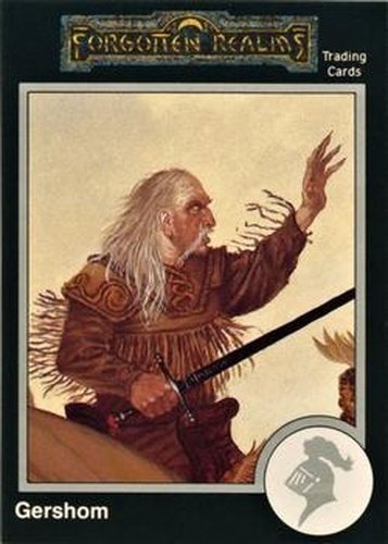 #523 Gershom - 1991 TSR Advanced Dungeons & Dragons - Silver