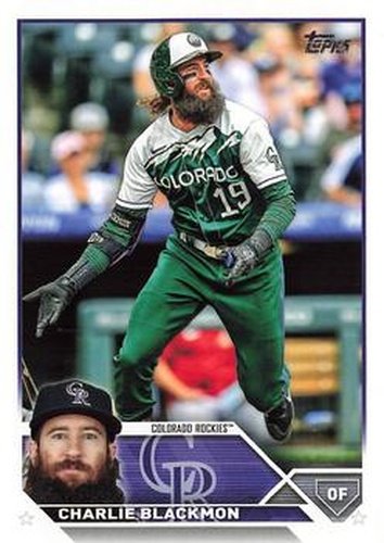 #523 Charlie Blackmon - Colorado Rockies - 2023 Topps Baseball
