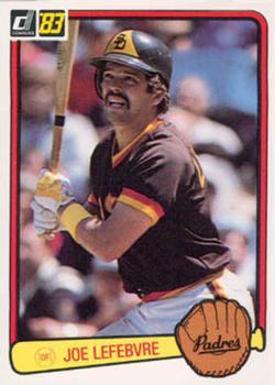 #523 Joe Lefebvre - San Diego Padres - 1983 Donruss Baseball