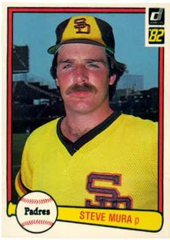 #523 Steve Mura - San Diego Padres - 1982 Donruss Baseball