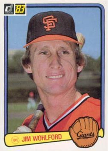 #524 Jim Wohlford - San Francisco Giants - 1983 Donruss Baseball