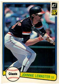 #524 Johnnie LeMaster - San Francisco Giants - 1982 Donruss Baseball