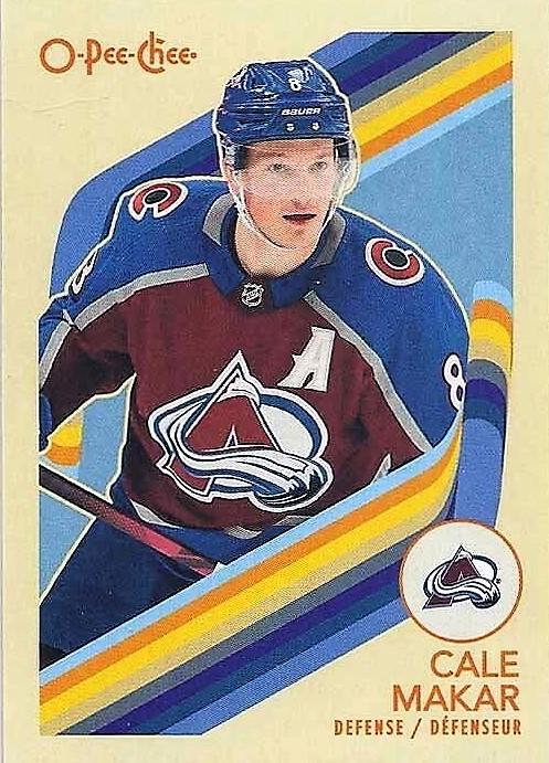 #525 Cale Makar - Colorado Avalanche - 2023-24 O-Pee-Chee - Retro Hockey