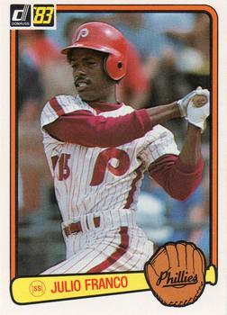 #525 Julio Franco - Philadelphia Phillies - 1983 Donruss Baseball