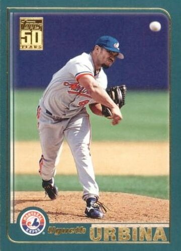 #525 Ugueth Urbina - Montreal Expos - 2001 Topps Baseball