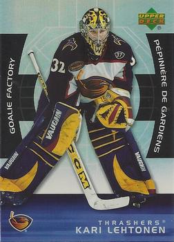 #GF12 Kari Lehtonen - Atlanta Thrashers - 2005-06 Upper Deck McDonald's - Goalie Factory Hockey