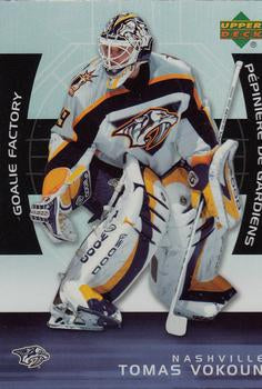 #GF7 Tomas Vokoun - Nashville Predators - 2005-06 Upper Deck McDonald's - Goalie Factory Hockey