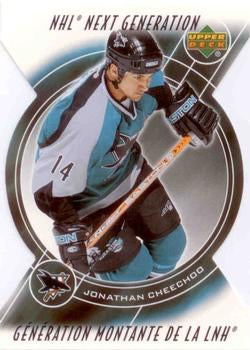 #NG6 Jonathan Cheechoo - San Jose Sharks - 2005-06 Upper Deck McDonald's - NHL Next Generation Hockey