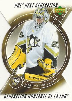 #NG3 Marc-Andre Fleury - Pittsburgh Penguins - 2005-06 Upper Deck McDonald's - NHL Next Generation Hockey