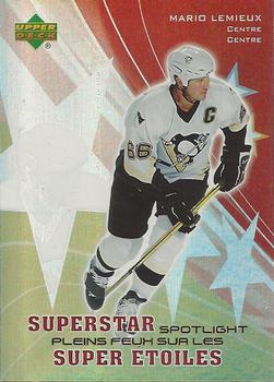 #SS1 Mario Lemieux - Pittsburgh Penguins - 2005-06 Upper Deck McDonald's - Superstar Spotlight Hockey