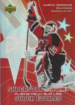 #SS5 Martin Brodeur - New Jersey Devils - 2005-06 Upper Deck McDonald's - Superstar Spotlight Hockey