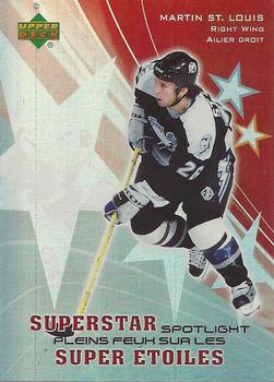 #SS7 Martin St. Louis - Tampa Bay Lightning - 2005-06 Upper Deck McDonald's - Superstar Spotlight Hockey