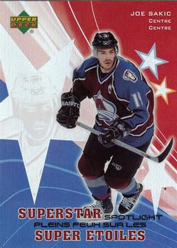 #SS8 Joe Sakic - Colorado Avalanche - 2005-06 Upper Deck McDonald's - Superstar Spotlight Hockey