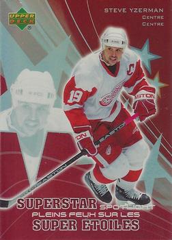 #SS9 Steve Yzerman - Detroit Red Wings - 2005-06 Upper Deck McDonald's - Superstar Spotlight Hockey