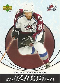 #TS5 Peter Forsberg - Colorado Avalanche -2005-06 Upper Deck McDonald's - Top Scorers Hockey