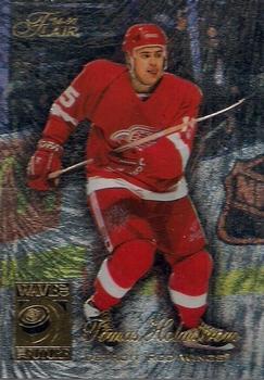 #107 Tomas Holmstrom - Detroit Red Wings - 1996-97 Flair Hockey