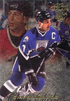 #15 Chris Chelios - Chicago Blackhawks - 1996-97 Flair Hockey