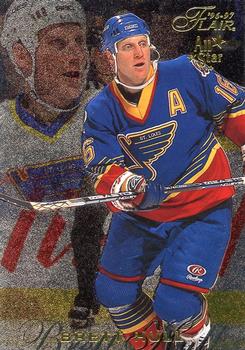 #81 Brett Hull - St. Louis Blues - 1996-97 Flair Hockey