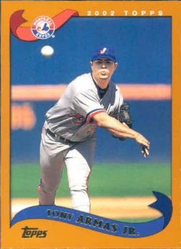 #526 Tony Armas Jr. - Montreal Expos - 2002 Topps Baseball