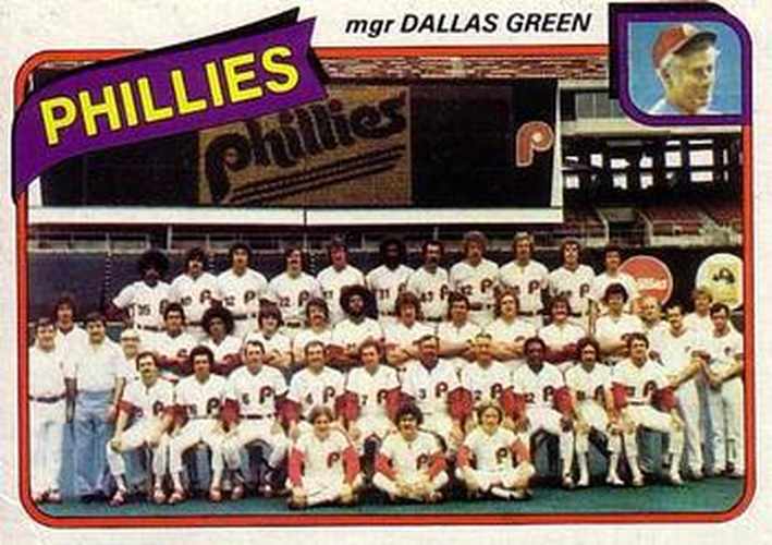 #526 Philadelphia Phillies / Dallas Green - Philadelphia Phillies - 1980 Topps Baseball