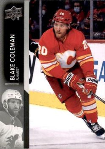 #526 Blake Coleman - Calgary Flames - 2021-22 Upper Deck Hockey