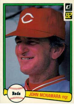 #526 John McNamara - Cincinnati Reds - 1982 Donruss Baseball