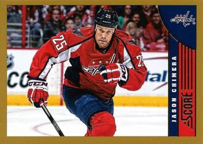 #526 Jason Chimera - Washington Capitals - 2013-14 Score - Gold Hockey