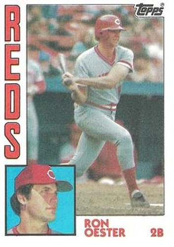 #526 Ron Oester - Cincinnati Reds - 1984 Topps Baseball