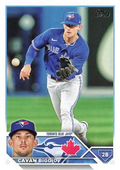 #526 Cavan Biggio - Toronto Blue Jays - 2023 Topps Baseball