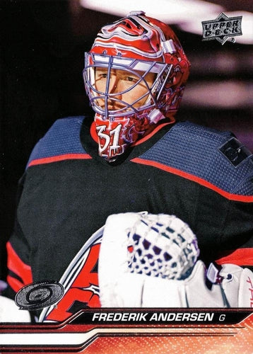 #526 Frederik Andersen - Carolina Hurricanes -2023-24 Upper Deck Hockey