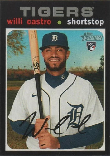 #526c Willi Castro - Detroit Tigers - 2020 Topps Heritage Baseball
