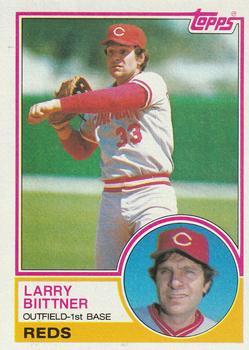 #527 Larry Biittner - Cincinnati Reds - 1983 Topps Baseball