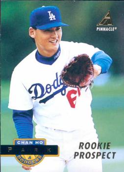 #527 Chan Ho Park - Los Angeles Dodgers - 1994 Pinnacle Baseball