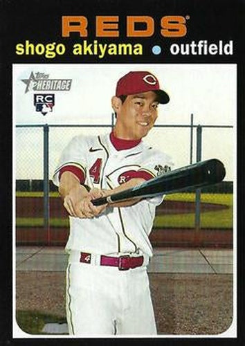 #527d Shogo Akiyama - Cincinnati Reds - 2020 Topps Heritage Baseball