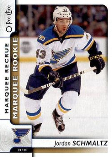 #528 Jordan Schmaltz - St. Louis Blues - 2017-18 O-Pee-Chee Hockey