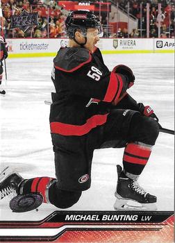 #528 Michael Bunting - Carolina Hurricanes -2023-24 Upper Deck Hockey