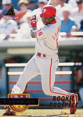 #528 Tony Longmire - Philadelphia Phillies - 1994 Pinnacle Baseball