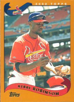 #528 Kerry Robinson - St. Louis Cardinals - 2002 Topps Baseball