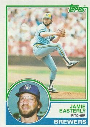 #528 Jamie Easterly - Milwaukee Brewers - 1983 Topps Baseball