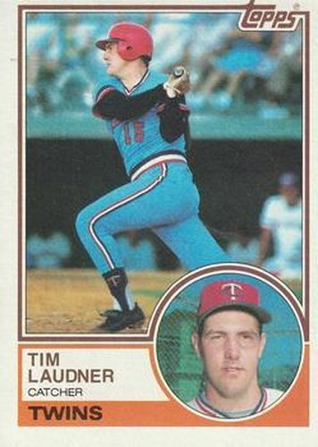 #529 Tim Laudner - Minnesota Twins - 1983 Topps Baseball