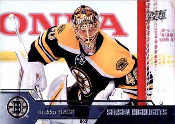 #529 Tuukka Rask - Boston Bruins - 2016-17 Upper Deck Hockey
