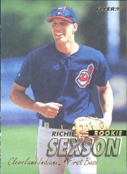 #529 Richie Sexson - Cleveland Indians - 1997 Fleer Baseball