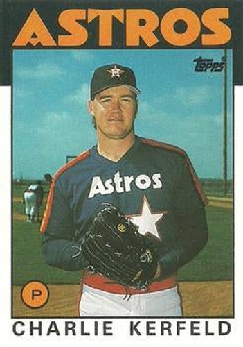 #52T Charlie Kerfeld - Houston Astros - 1986 Topps Traded Baseball