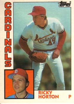 #52T Ricky Horton - St. Louis Cardinals - 1984 Topps Traded Baseball