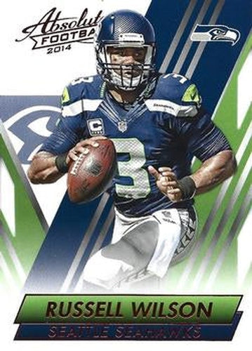 #52 Russell Wilson - Seattle Seahawks - 2014 Panini Absolute - Red Football